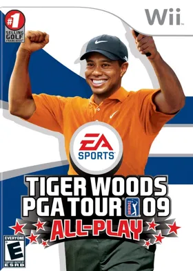 Tiger Woods PGA Tour 09 All-Play box cover front